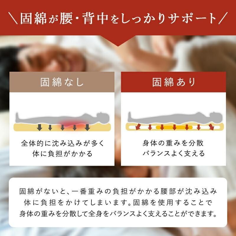 防ダニ抗菌防臭 固綿入り