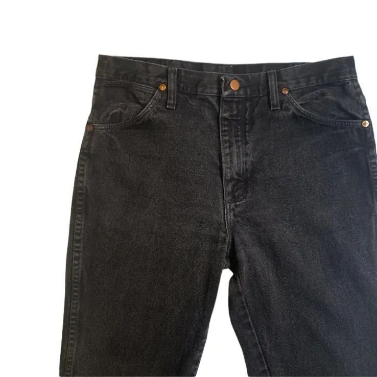 Wrangler 936WBK 32×30 USA製 90's Wrangler 936WBK Black Denim 32×30 ④ ラングラー ブラック