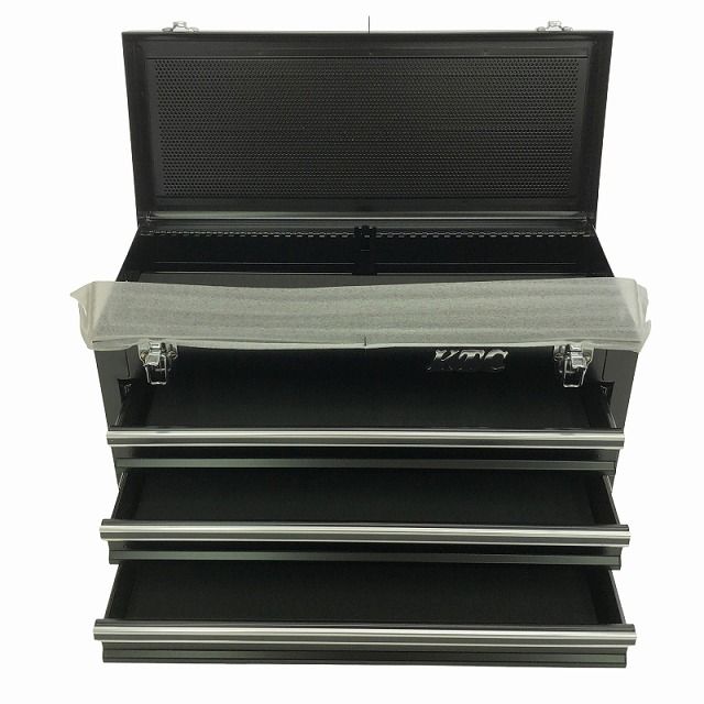 KTC 京都機械工具 ツールチェスト 3段3引出し SKX0213BK 黒 ブラック 工具箱 工具ケース