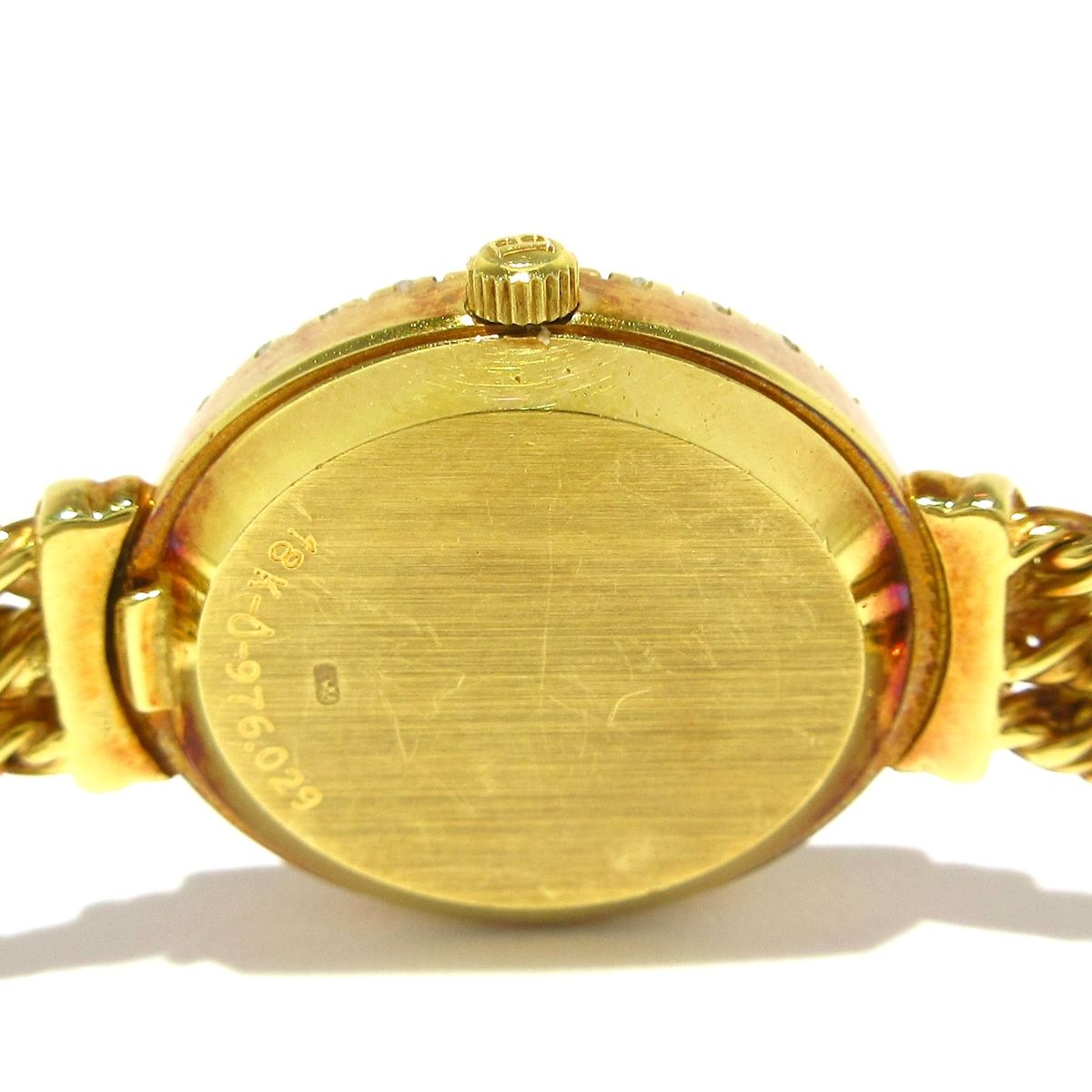 稼働　BUCHERER　ブッヘラー　時計　裏スケ　手巻き　ゴールド BUCHERER時計