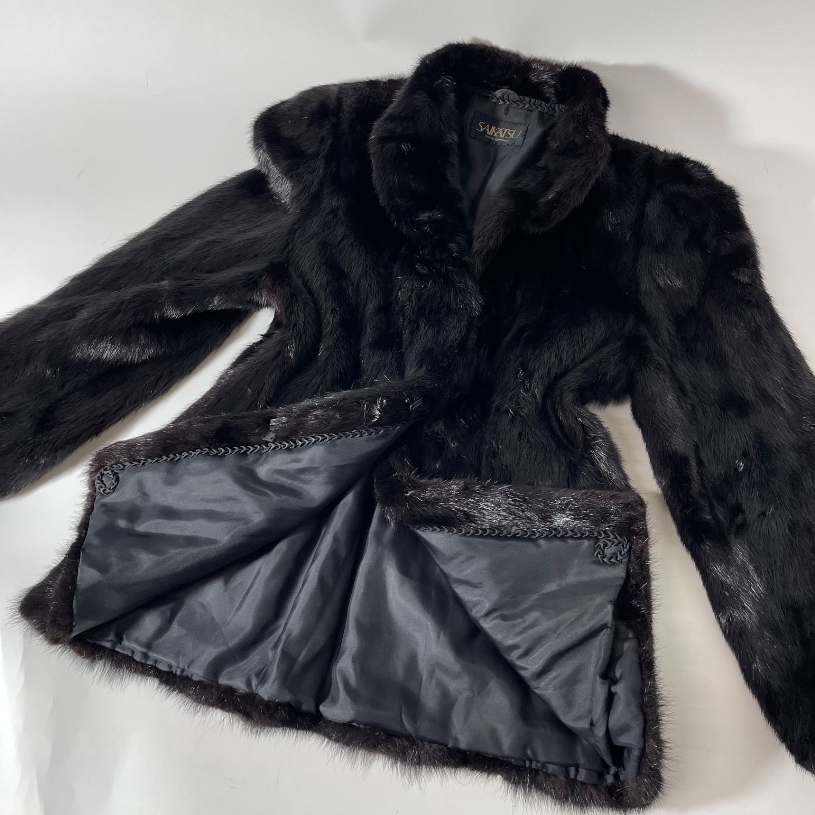 2.3万円からお値下げ◎サガミンク ロイヤル ファーコート マルチカラー