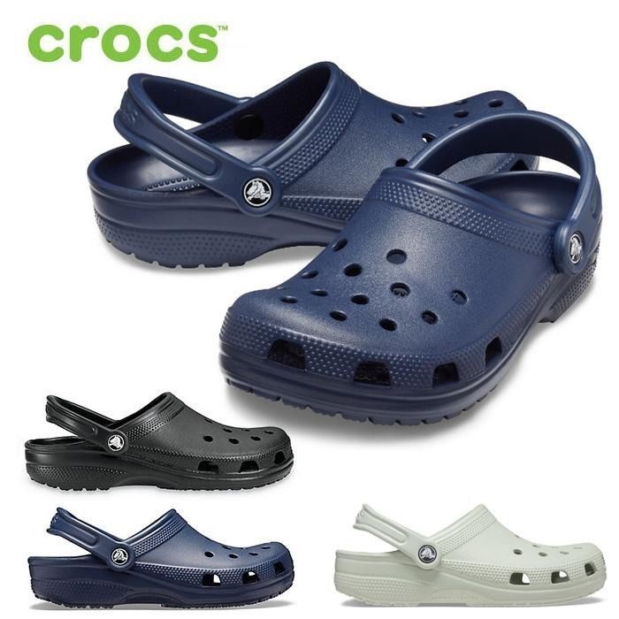 クロックス レディース メンズ サンダル 定番 サボ 10001 クラシック クロッグ アウトドア ストラップ 黒 Classic Clog crocs