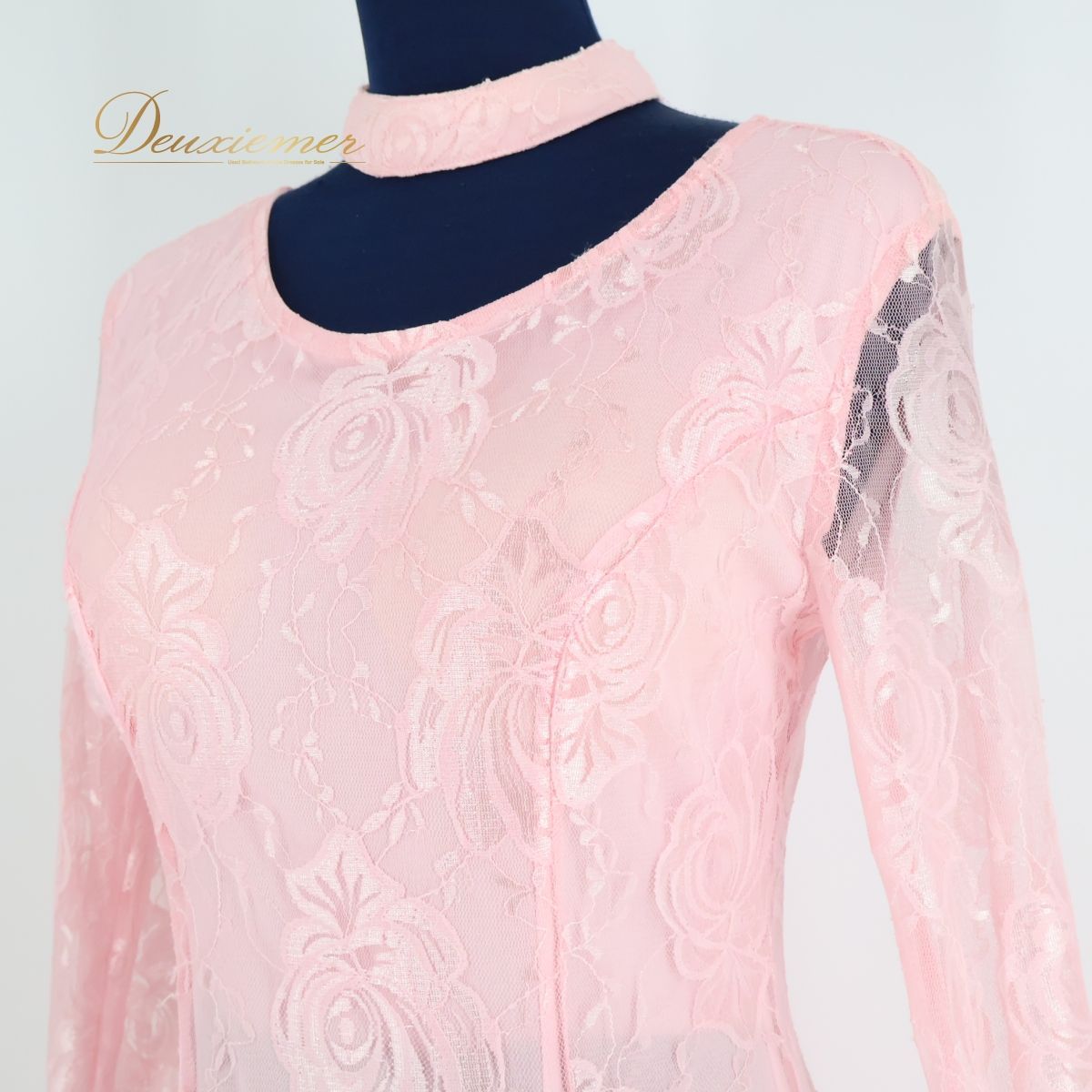 【社交ダンス衣装】ピンク prima boutique プリマブティック ワンピース ドレス フリル レース フロート 発表会 パーティ　社交ダンス衣装 ワンピース ドレス 明るい薄ピンク  動きやすい 軽く薄い生地 おしゃれ 女性用 社交ダンス衣装】ピンク prima boutique プリマブティック