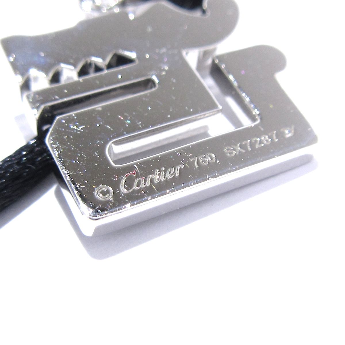 Cartier カルティエ チョーカー ドラゴンチャーム K18WG×ダイヤモンド×ルビー×黒 FORTGASGNV_COM_BR