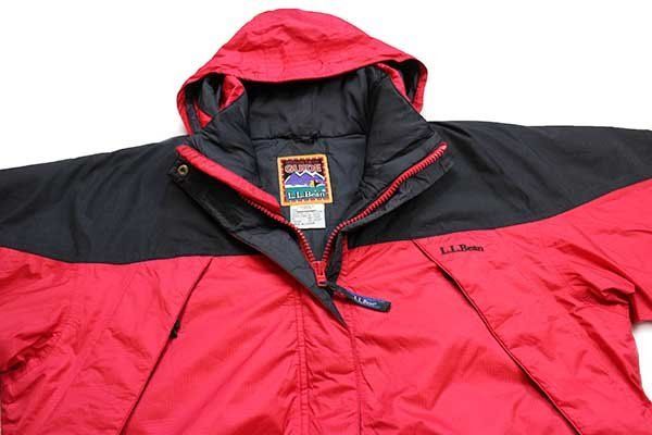 L.L. Bean GORE-TEX  マウンテンパーカー 90s L.L.Bean MOUNTAIN GUIDE ツートン 中綿入り GORE-TEX