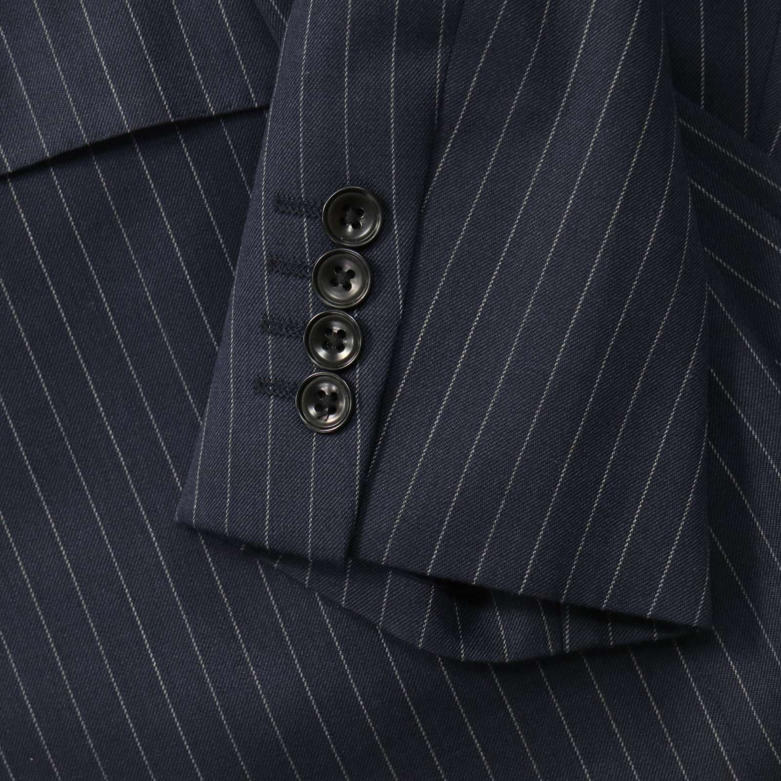 SUIT SELECT スーツセレクト 通年 背抜き☆ ストライプ スーツ