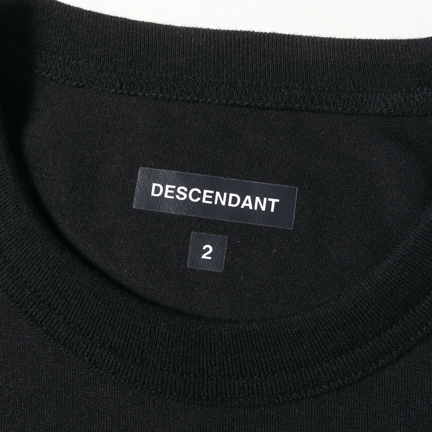 美品 DESCENDANT ディセンダント Tシャツ サイズ:2 21AW オーセンティックロゴ ロングスリーブ Tシャツ (AUTHENTIC  DESIGN LS) ブラック 黒 トップス カットソー 長袖【メンズ】 - メルカリ