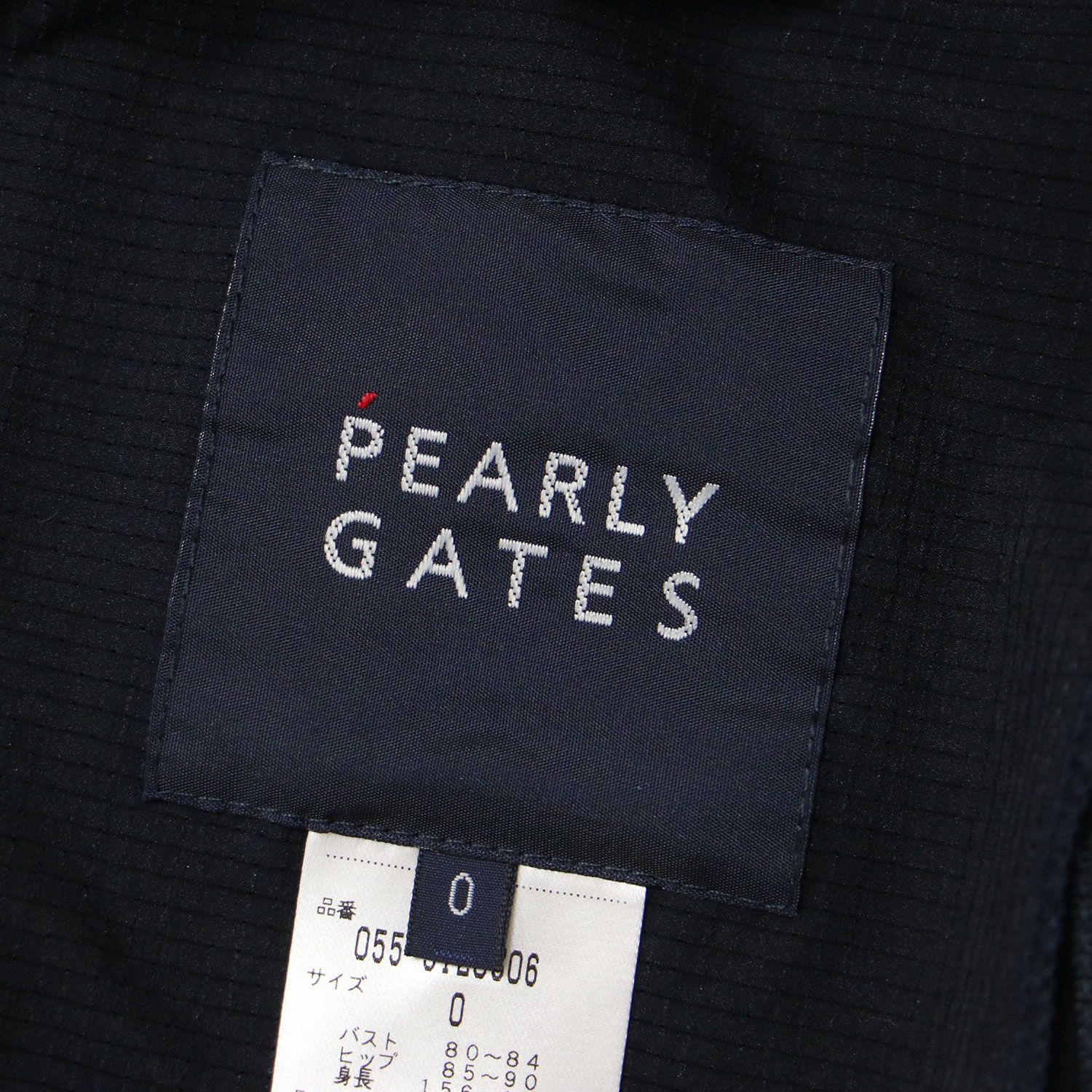 美品 PEARLY GATES パーリー ゲイツ パーカー ブラック 黒 サイズ:0(S