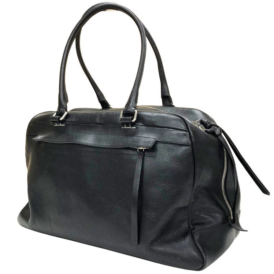 SAGAN ブラックレザー ケース サガン ヴィエンナ レザー ボストンバッグ デイランナー43