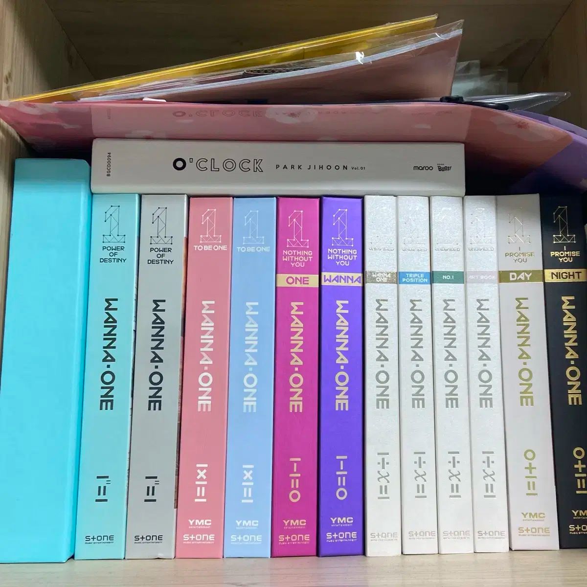 【雷市場（ポンジャン）商品韓国直送】 まとめ売り Wanna One(ワナワン) アルバム グッズ パク・ジフン(PARK JIHOON) スローガン