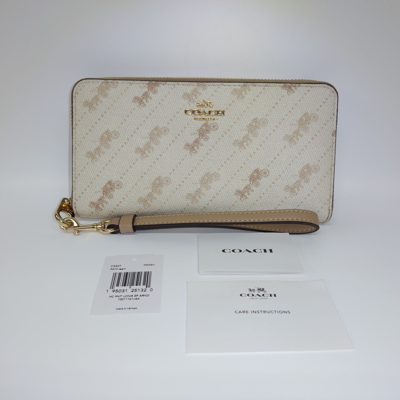 値上げ予定！ 美品 COACH C3547 財布 長財布 ラウンドファスナー 