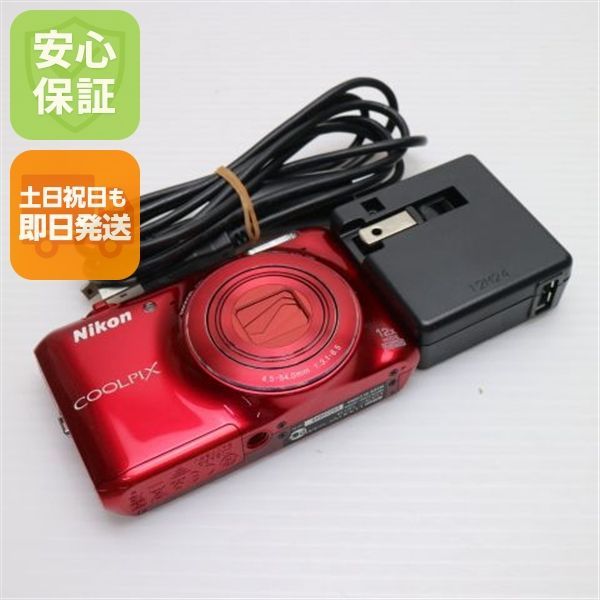 Nikon COOLPIX S6400 レッド 本体 付属品セット Nikon COOLPIX S6400 レッド 本体 Nikon Coolpix S6400 Digital Camera