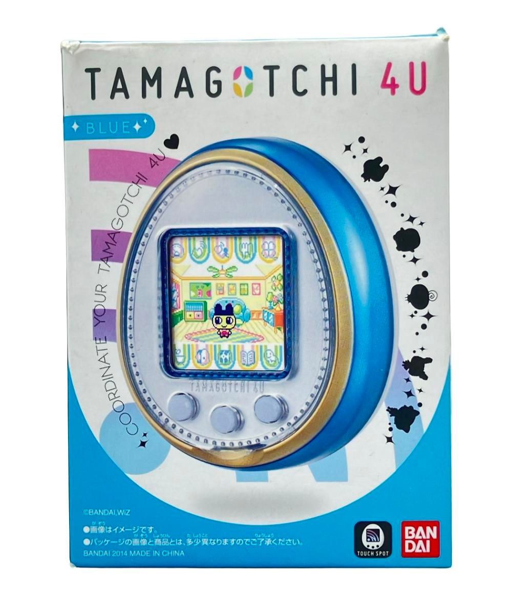 バンダイ BANDAI たまごっち4U ブルー 新品電池付き バンダイ BANDAI