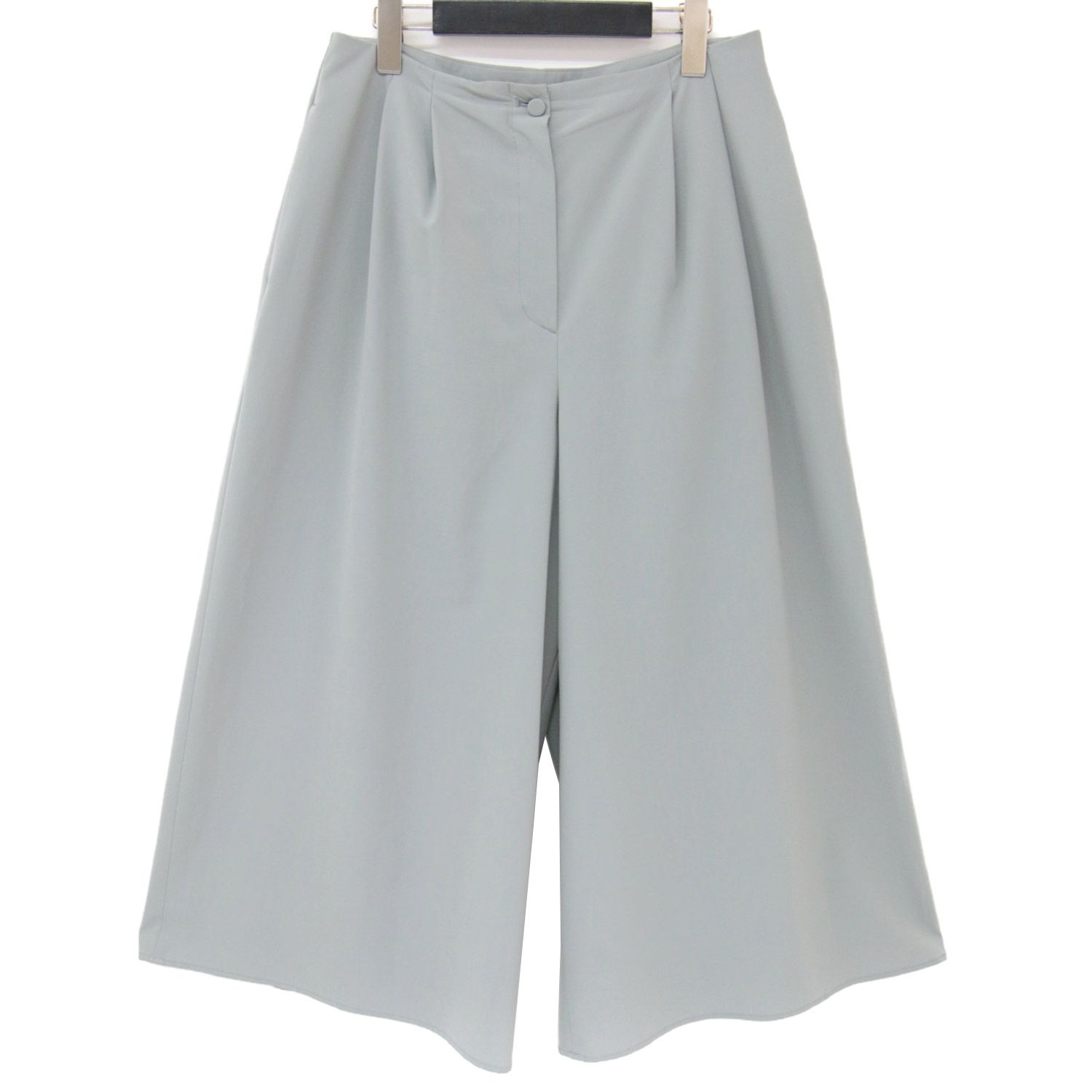 theory luxe セオリーリュクス ポリエステル クロップドパンツ ガウチョパンツ ボトムス ズボン ワイド フ おしゃれ シンプル 無地 きれいめ 大人女子 ブランド 上品 オフィスカジュアル