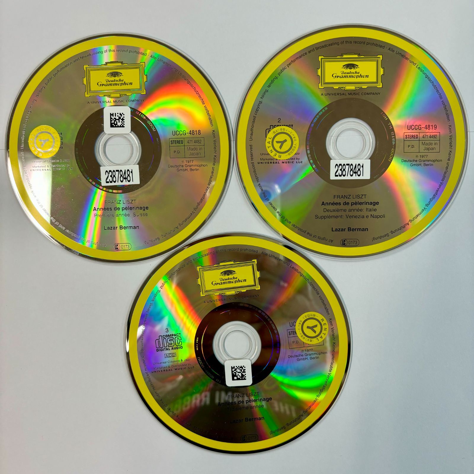 リスト：巡礼の年(全曲)　ベルマン　（３CD） Amazon.co.jp: リスト:《巡礼の年》全曲: ミュージック