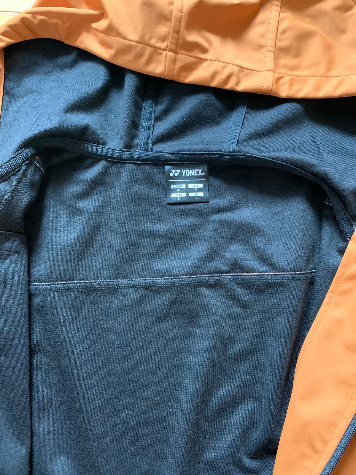 ウォームアップパーカーL ライトブラウン