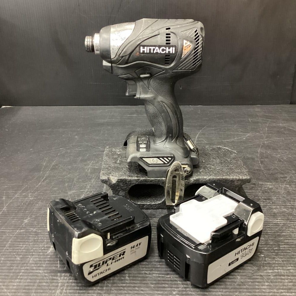 日立工機 WH14DBAL 14.4V充電式インパクトドライバ(バッテリ2個