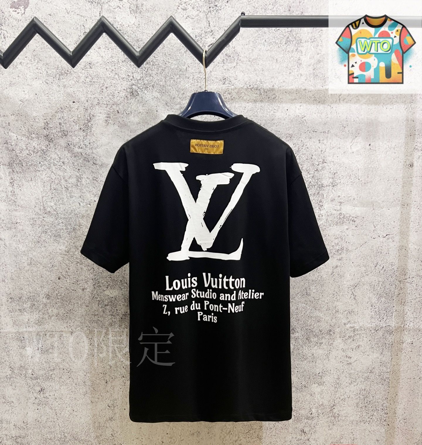 今日特価】Louis Vuitton LV ショーフロアスタッフ大文字ロゴ