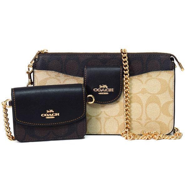 コーチ バッグ COACH コーティングキャンバス レザー シグネチャー 