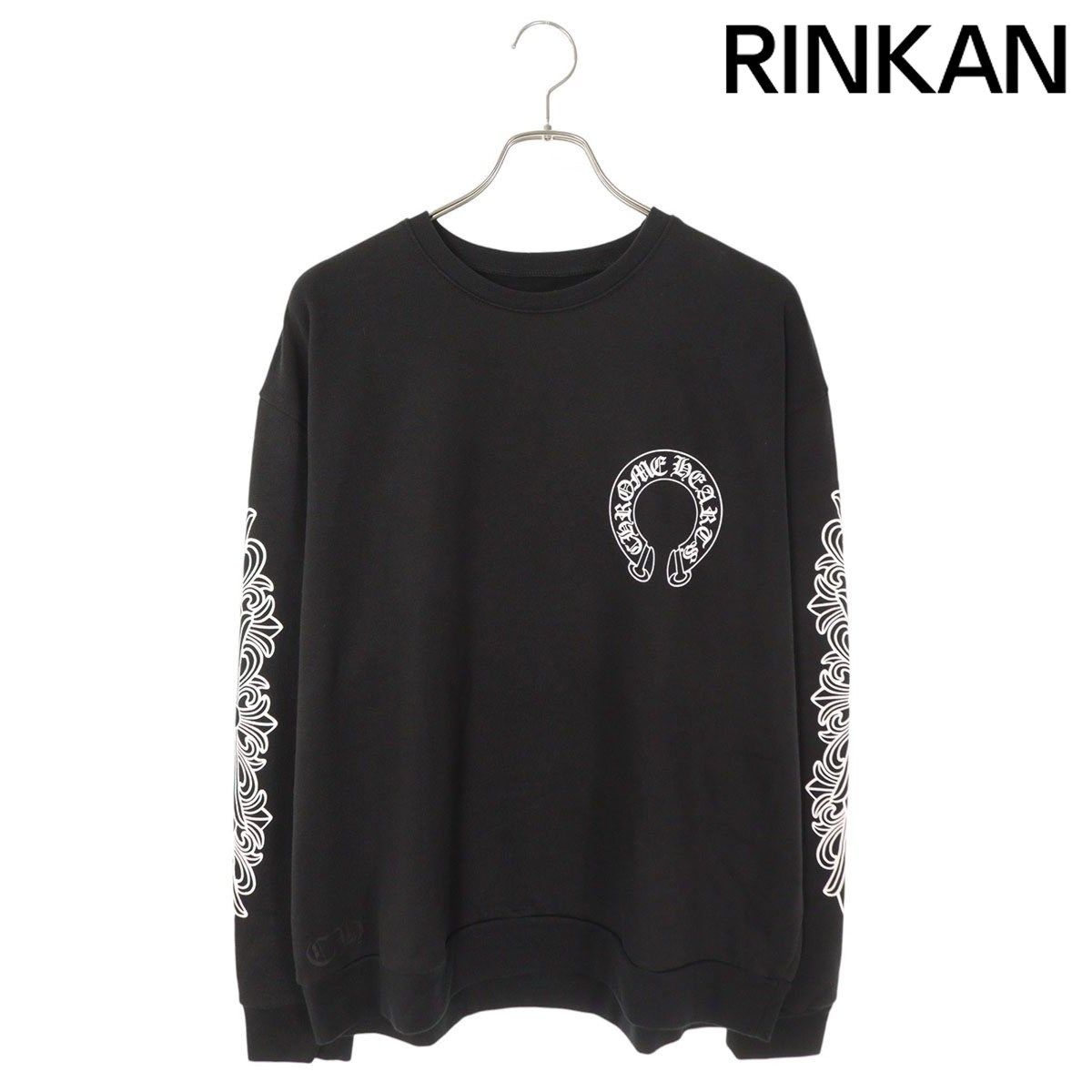 クロムハーツ SWTSHRT PLVR 袖フローラルバックホースシュー
