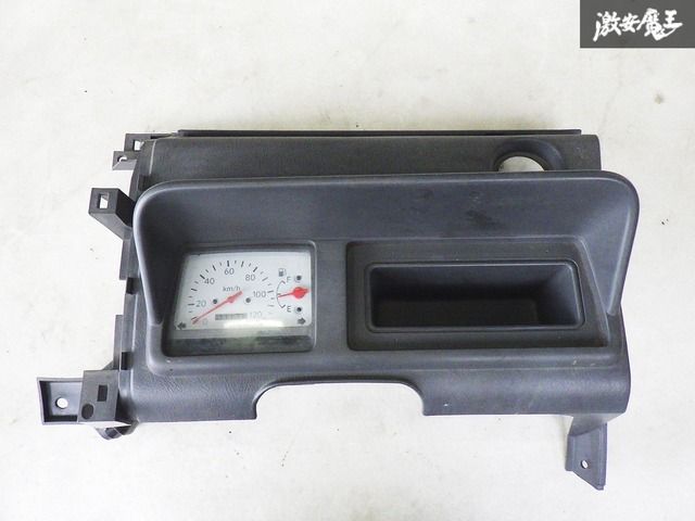 純正 K100P ミゼット2 ミゼットⅡ MT スピードメーター 計器 83200-87801  メーターパネル  走行37023Km 内装 グレー系 棚27-1