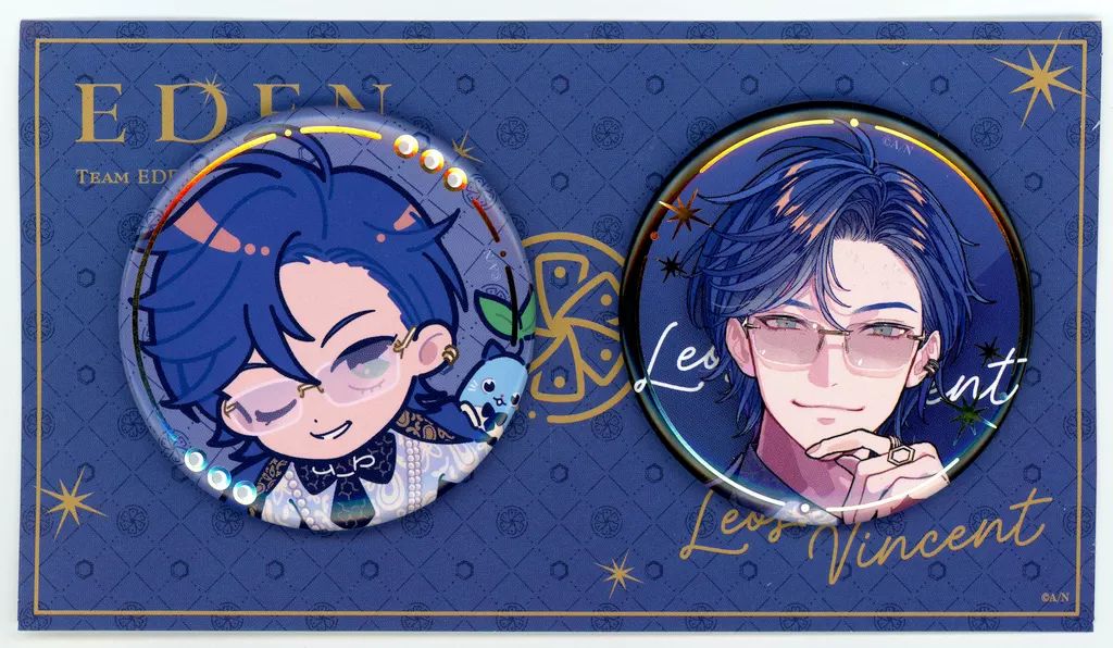 中古】バッジ・ピンズ レオス・ヴィンセント 缶バッジセット