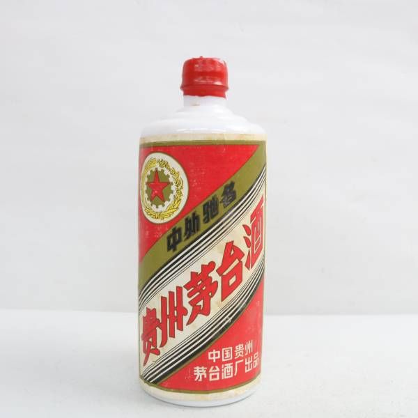 貴州茅台酒 五星麦 1987 貴州茅台酒 鉄蓋 1987年 マオタイ酒 五星麦ラベル 中国酒 老酒 陶器