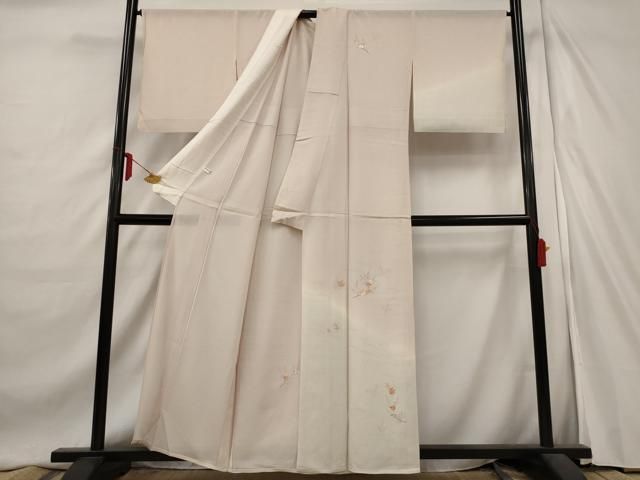 平和屋着物＊夏物 訪問着 絽 刺繍 枝梅文 暈し染め 正絹 逸品  