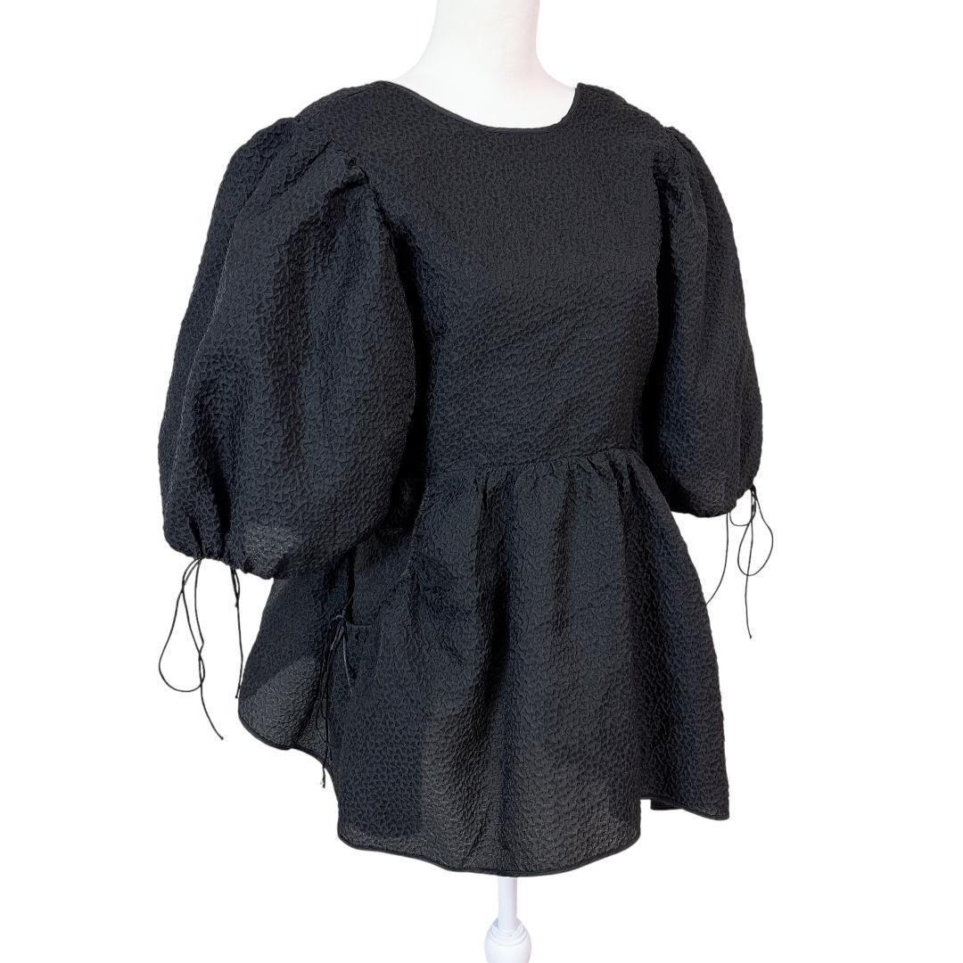 セシリーバンセン チュニックワンピース ボリューム袖 M 無地