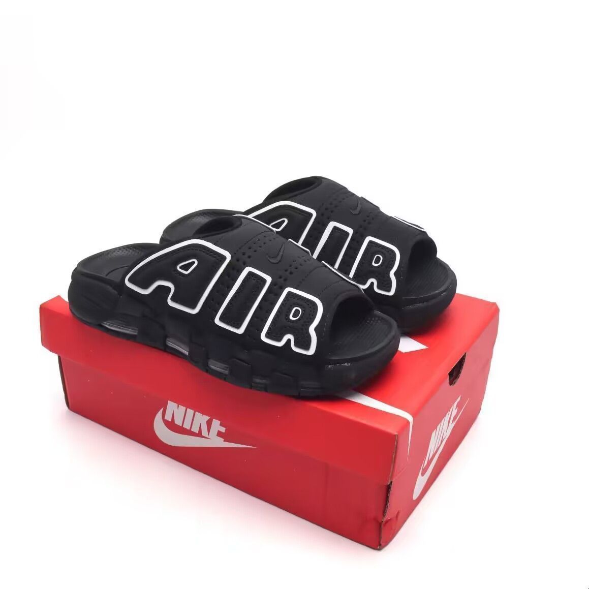 Nike Air More Uptempo Slide 男女兼用 黑