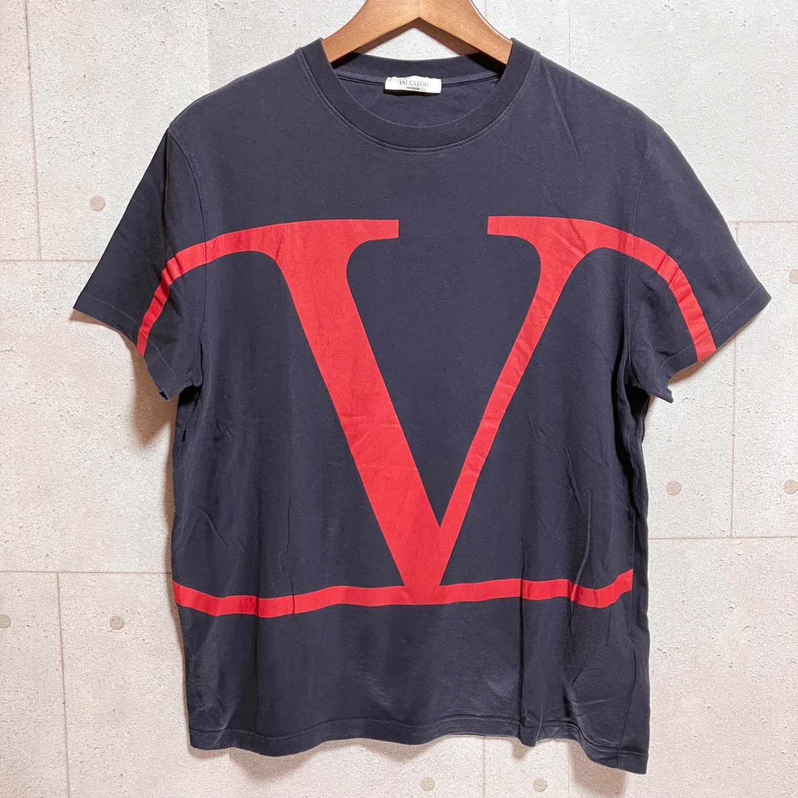VALENTINO ヴァレンティノ Vロゴ Tシャツ SV3MG02T5F6 ショート 