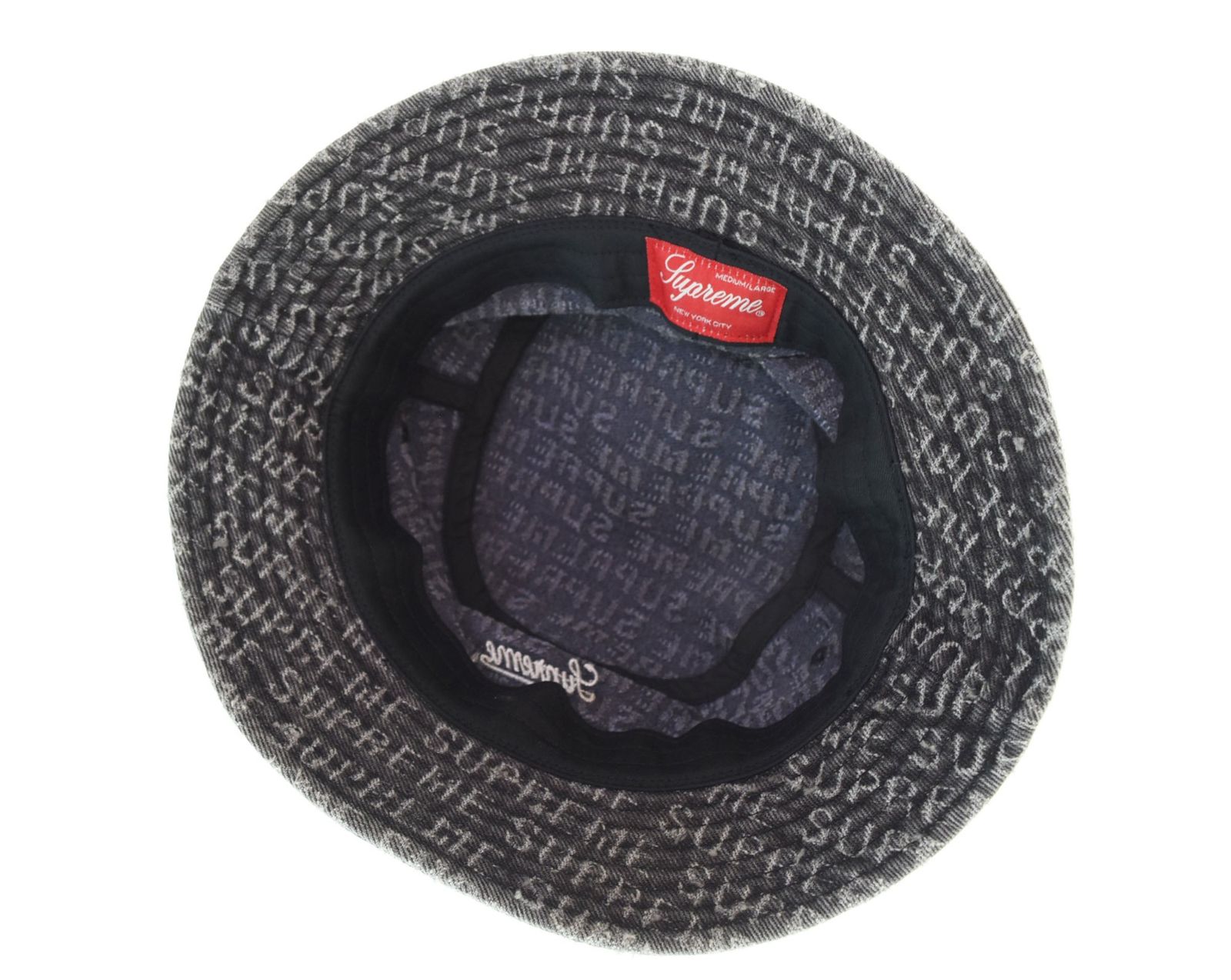 帽子 Supreme Needle Punch Denim Crusher シュプリーム SUPREME Needle Punch Denim Crusher バケット