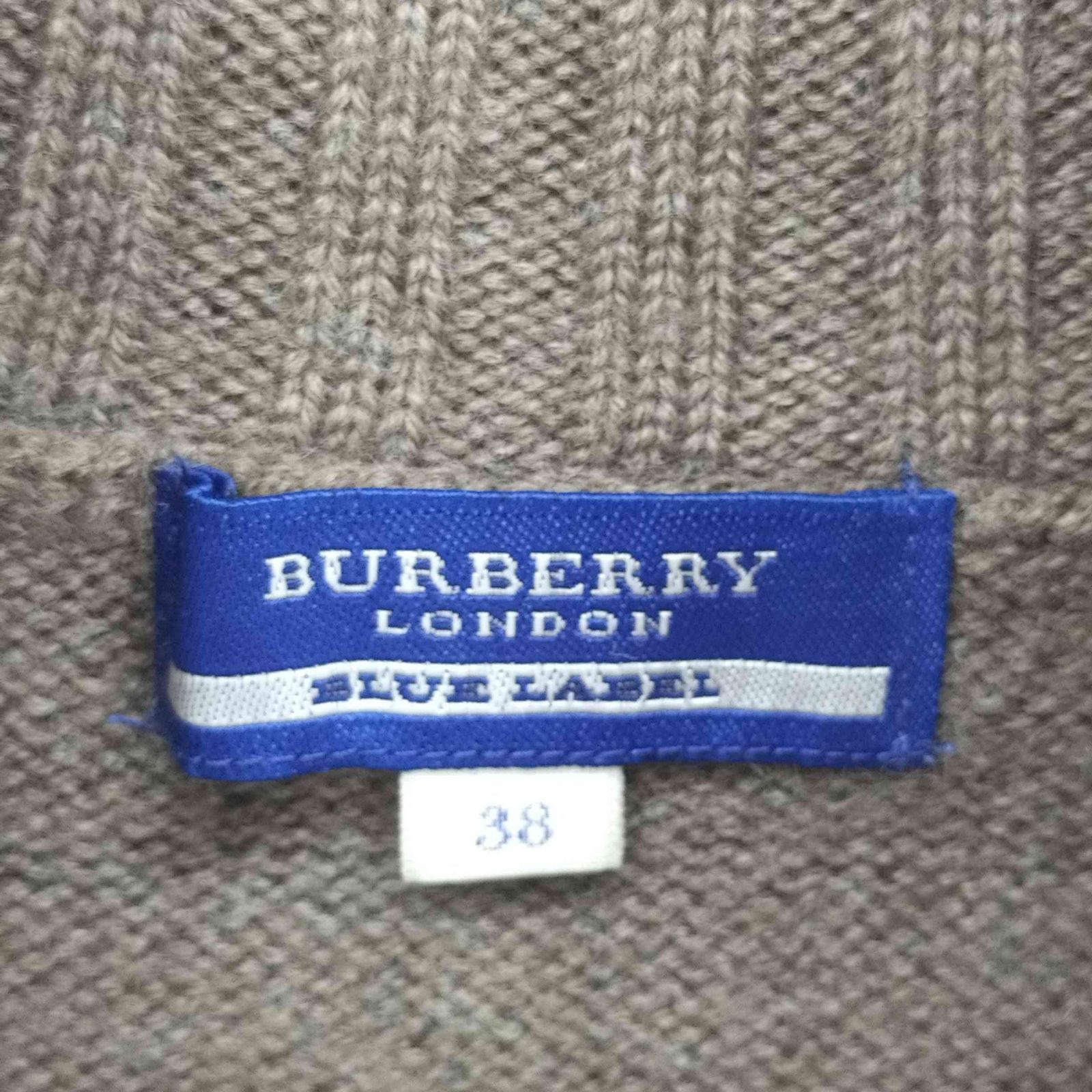 バーバリーブルーレーベル BURBERRY BLUE LABEL ボタンネック