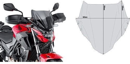 Givi / ジビ ティンテッド ウインドスクリーン 280 mm(高さ) 365 mm(幅) | 1176AG