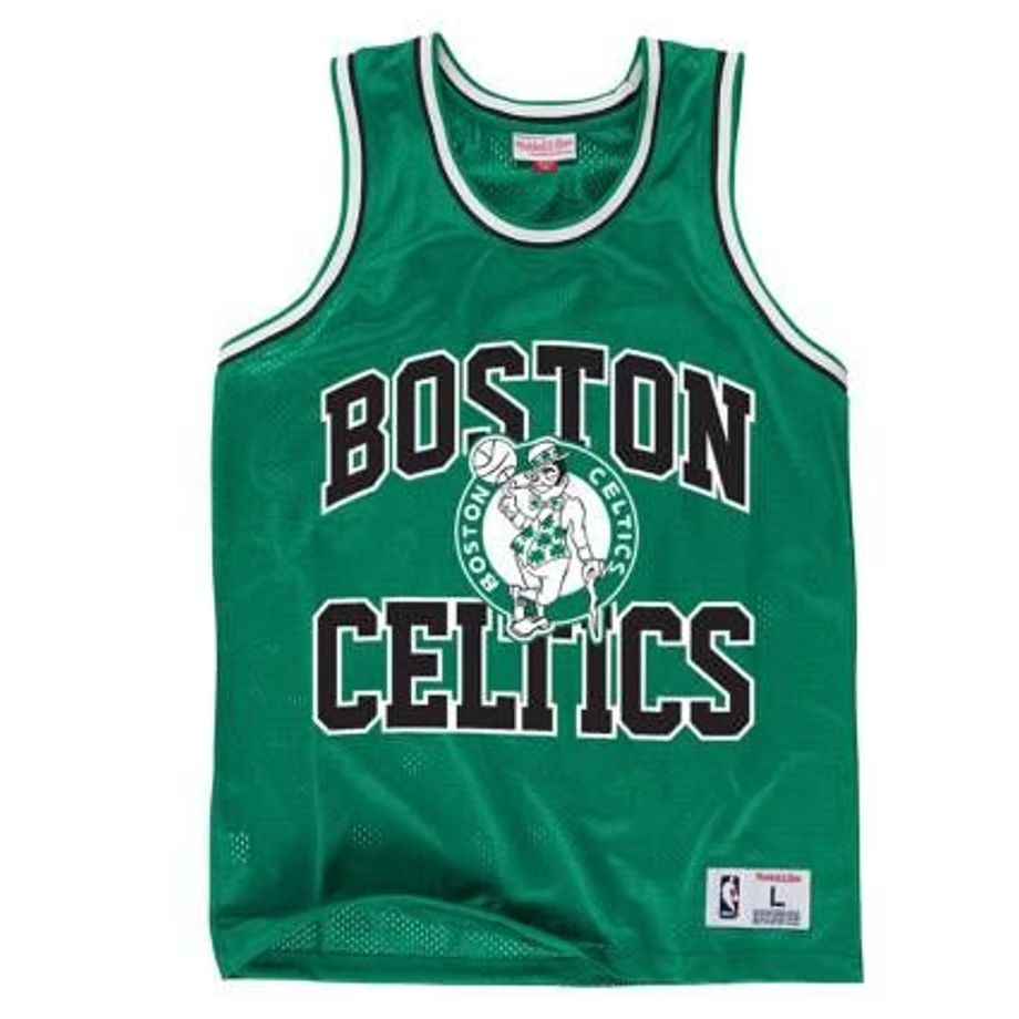 USA限定 Mitchellu0026Ness ミッチェルu0026ネス NBA ボストン Celtics セルティックス 緑 メッシュタンクトップ タンクトップ