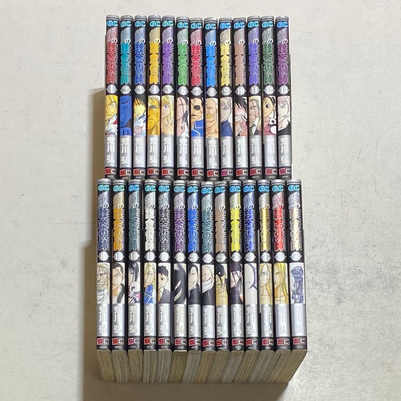 ガンガンオリジナルケース入り（難あり）荒川弘「鋼の錬金術師」全27巻セット Amazon.co.jp: 鋼の錬金術師全27巻 完結セット (ガンガン