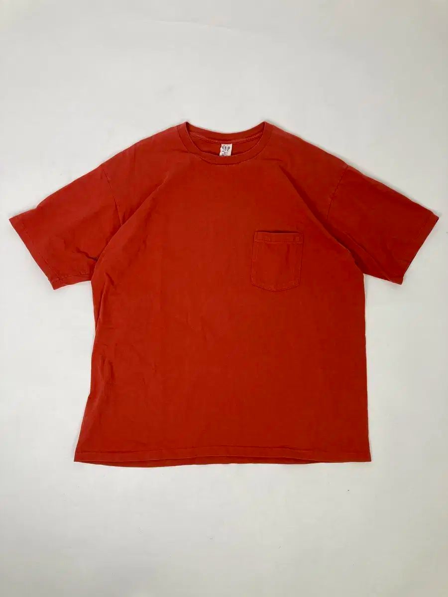90s Old Gap Pocket Tee burnt orange