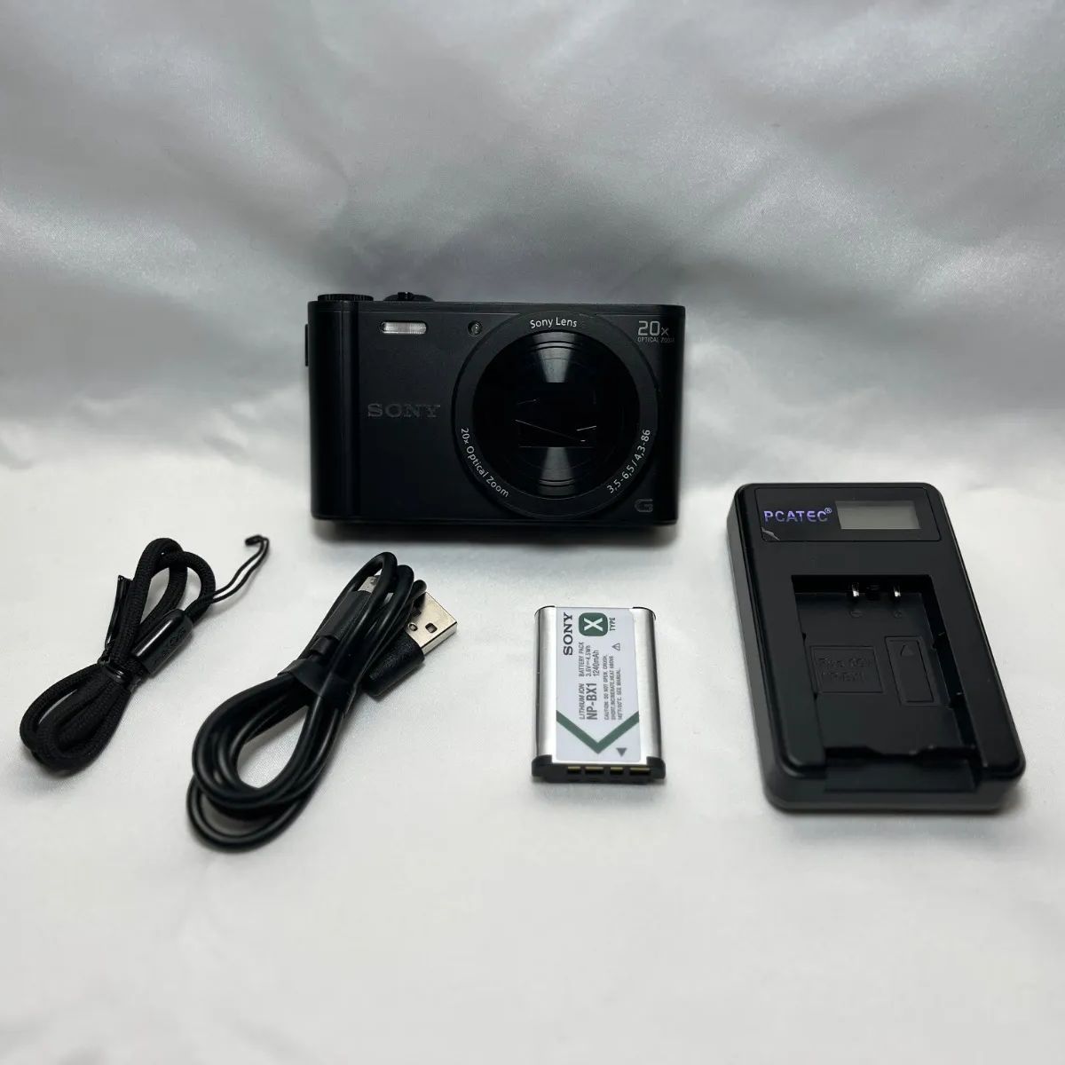 美品 ソニー デジタルカメラ Cyber-shot DSC-WX350-B 【公式通販】