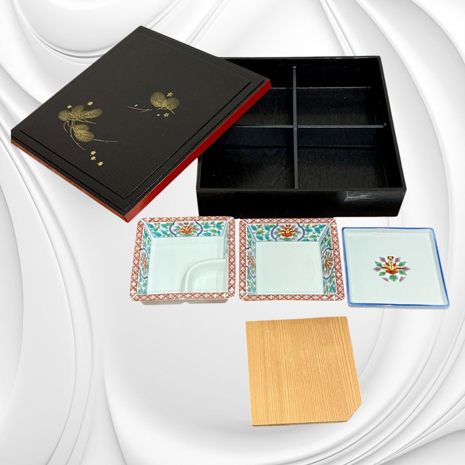 松花堂弁当箱 6個セット