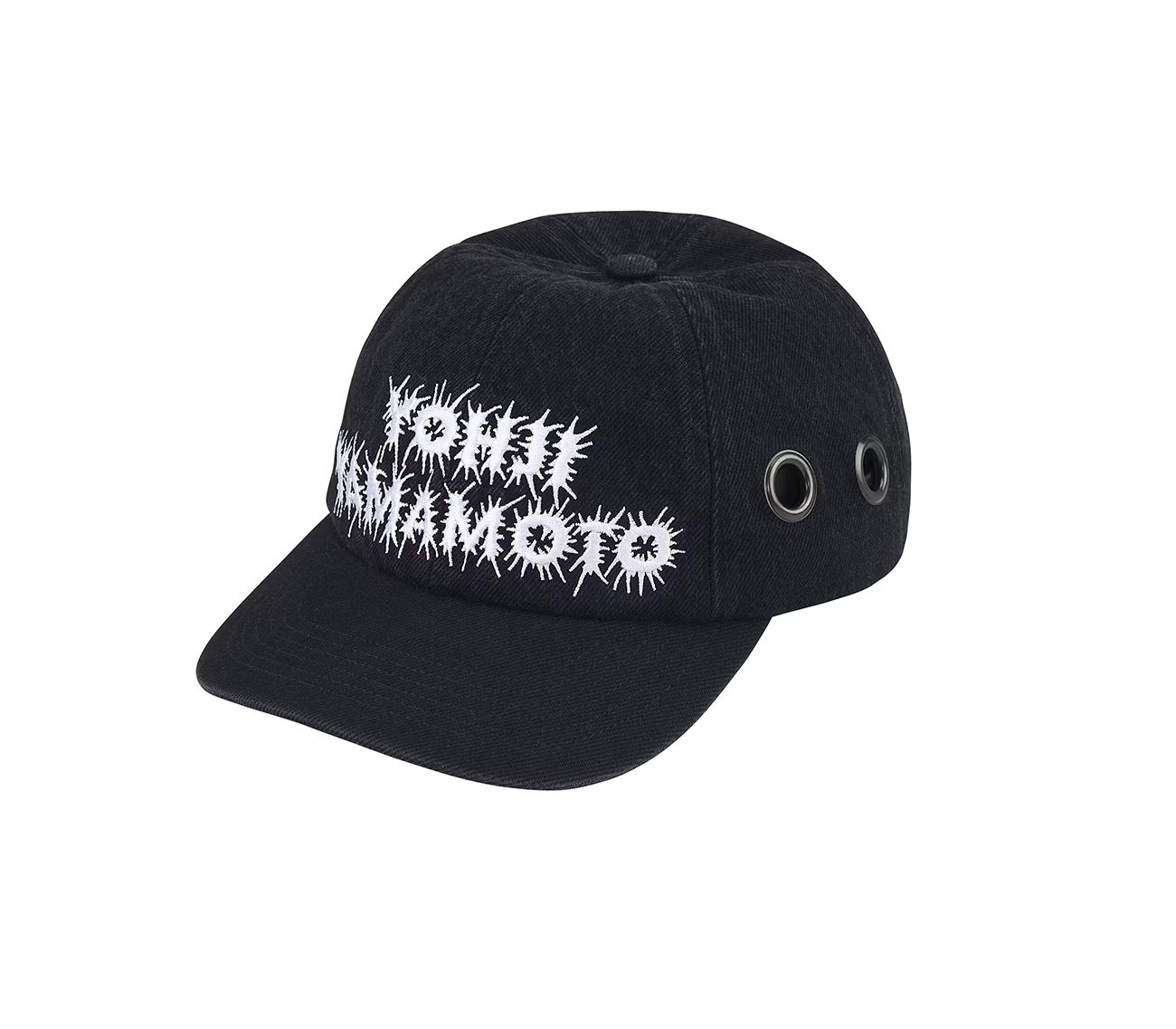 Y's × Supreme 25aw GROMMET 6-PANEL CAP WASHED BLACK ワイズ