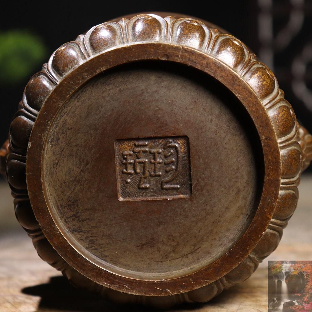 天鶏耳蓮花弁炉 香炉 香道具 装飾品 工芸品 美術品 置物 天鶏耳蓮花弁炉 香炉 香道具 装飾品 工芸品 美術品 置物 - メルカリ