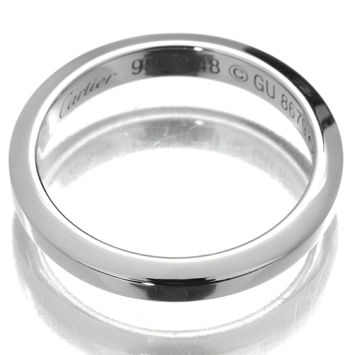 カルティエ デクラレーション リング 指輪 GU8679 Pt950 8号 Cartier  