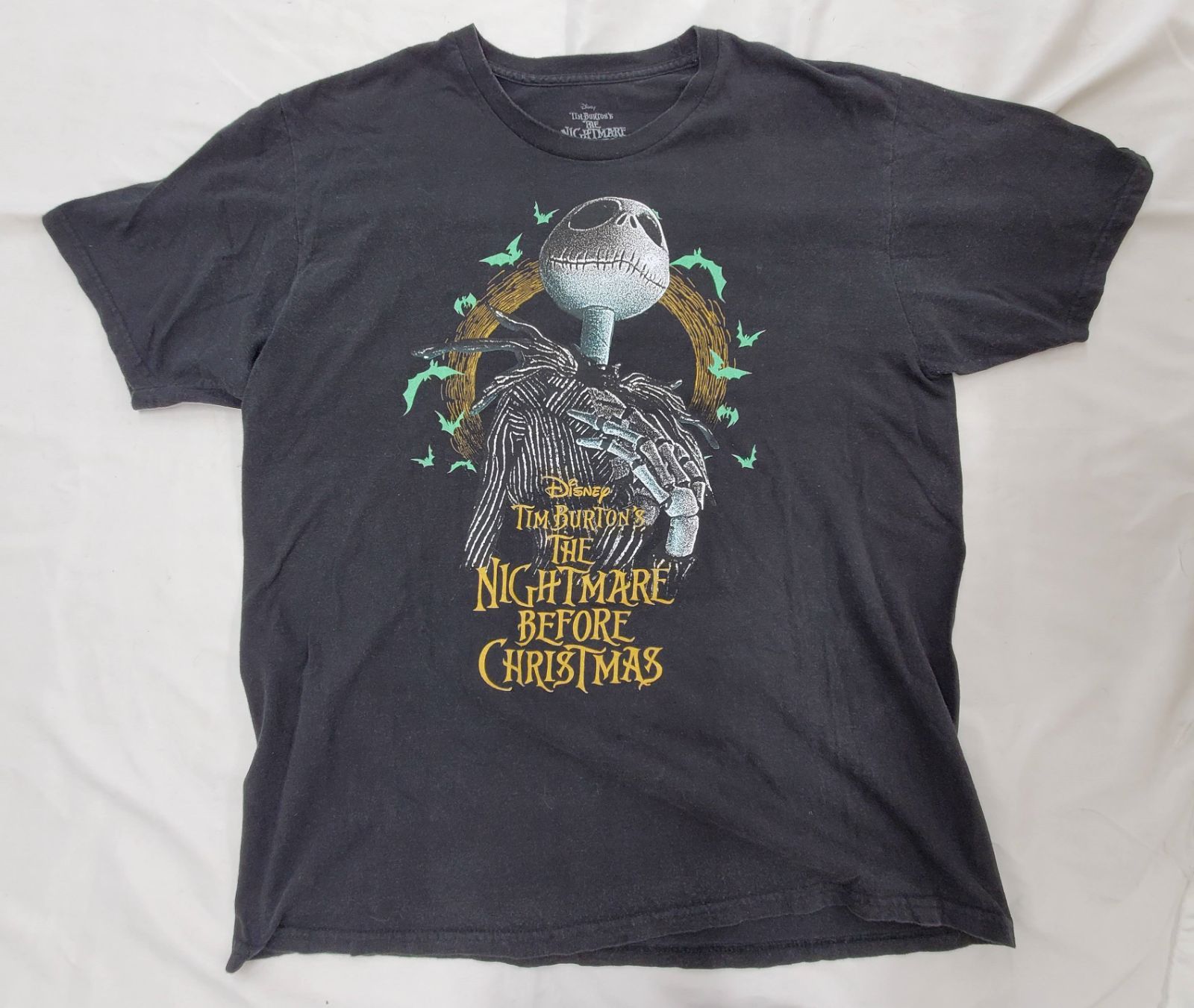 ティム・バートン ナイトメアー・ビフォア・クリスマス Tシャツ A-3843 ティム・バートン ナイトメアー・ビフォア・クリスマス Tシャツ