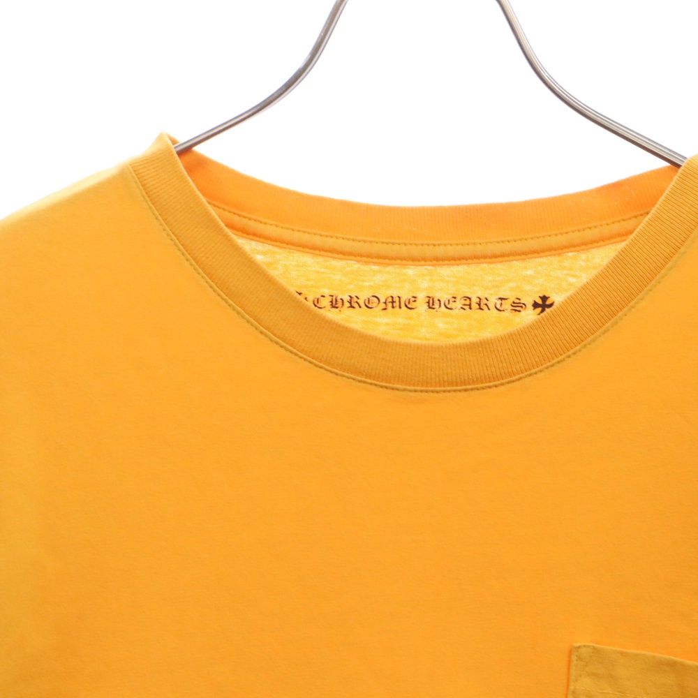 CHROME HEARTS オレンジ ロングスリーブカットソー Chrome Hearts | クロムハーツ ロンT 長袖 Tシャツ カットソー