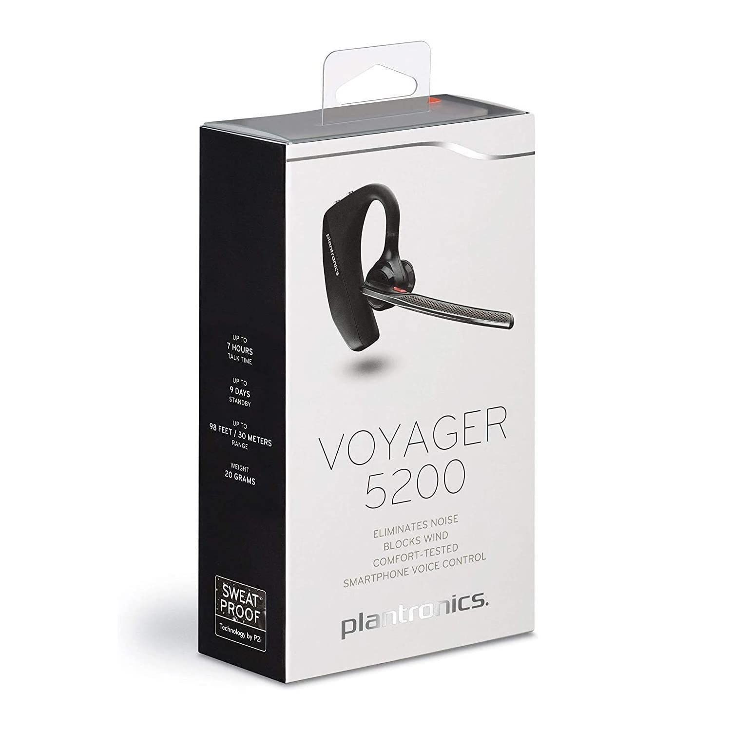 Poly Voyager 5200 UC Bluetooth ワイヤレスヘッドセット 片耳