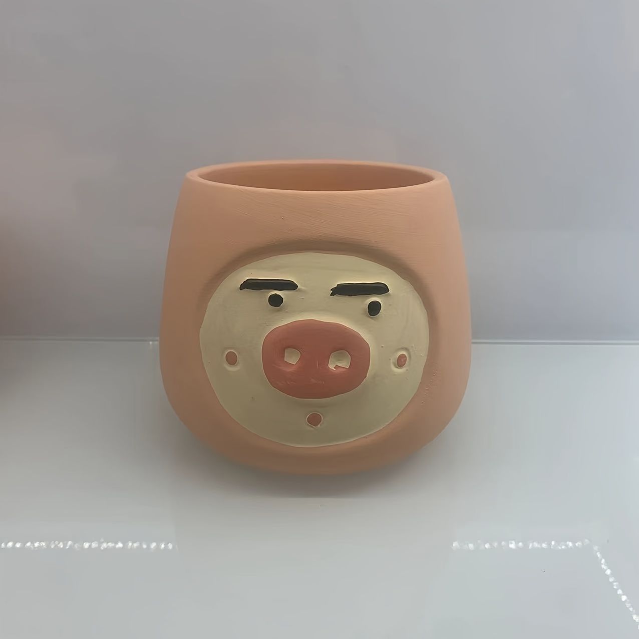 鉢植え 植木鉢 プランター プラントポット フラワーポット ガーデニング セラミック ミニサイズ 豚の顔 4個セット 屋内 屋外 インテリア 庭 玄関 多肉植物 サボテン ユニーク オブジェ WWW_GEBZETESISAT_COM_TR