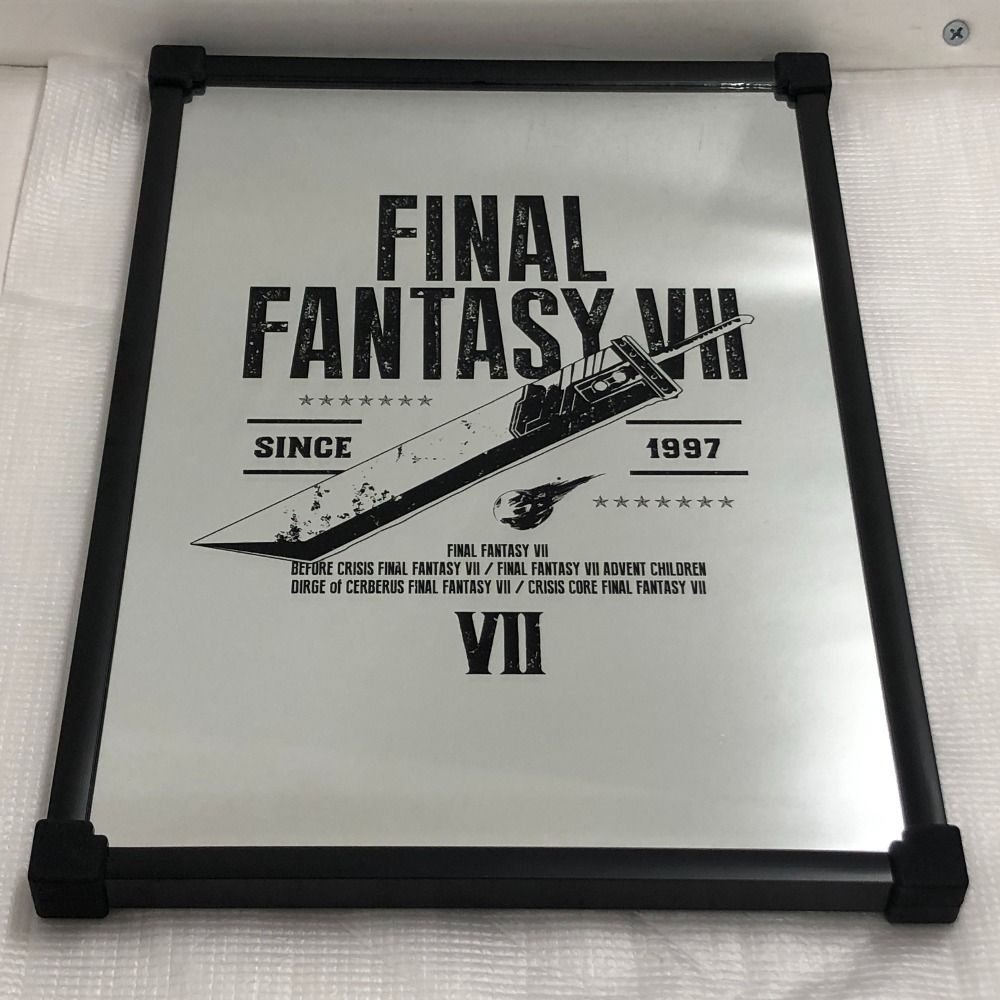 02w03641 限定品 ファイナルファンタジーⅦ REMAKE オリジナルアートウォールミラー C-3 バスターソード 非売品 現状品【中古品】 -  メルカリ