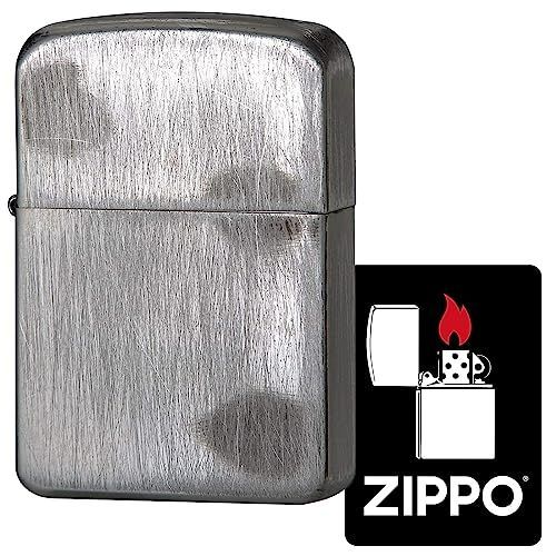 未使用ZIPPO　１９４１レプリカ 両面デザイン　銀仕上げ２００２年製造