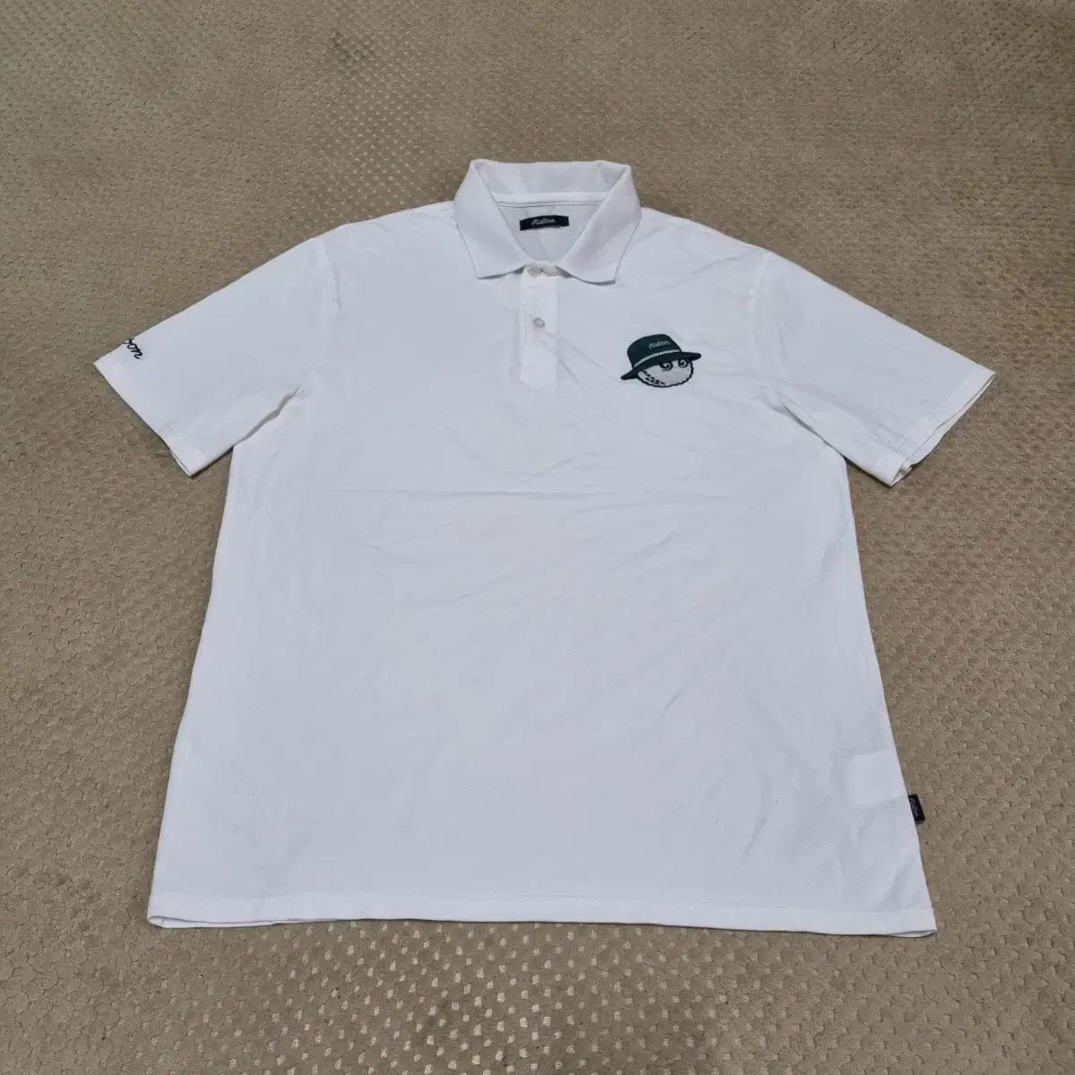 100 マルボンゴルフ 白 半袖 Tシャツ