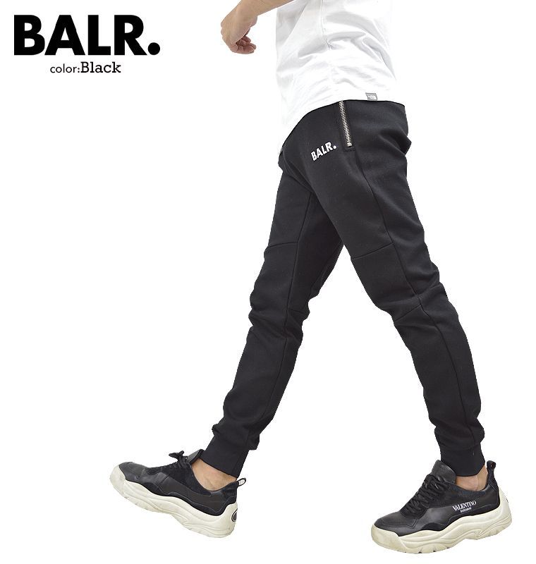 BALR ボーラー メタルロゴスリムスウェットパンツ 新作 ロングパンツ